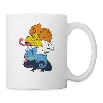 Aroace Flag Pride LGBTQ Chameleon Bunch - Mug - white - Right