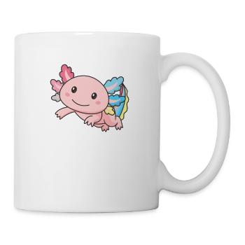Genderflux Drapeau Juin Fierté LGBTQ Axolotl - Mug blanc - blanc - Droite