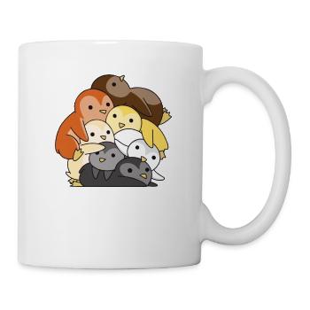 Bear Brotherhood Flag Pride Pingouin mignon LGBTQ - Mug blanc - blanc - Droite