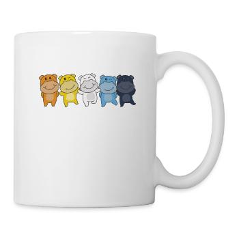 Aroace Flag Pride LGBTQ sweet Hippo - Mug - white - Right
