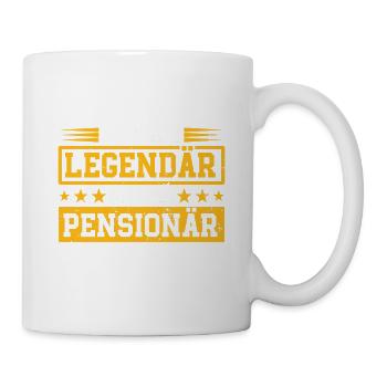 Pensionär Ruhestand Rentner - Tasse - Weiß - Rechts