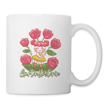 Gartenflüsterer Gartenflüsterin Garten Gärtner - Tasse - Weiß - Rechts
