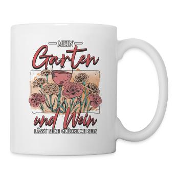 Mein Garten Gärtner - Tasse - Weiß - Rechts
