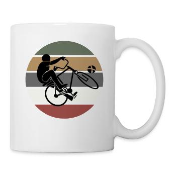 Radball - Tasse - Weiß - Rechts