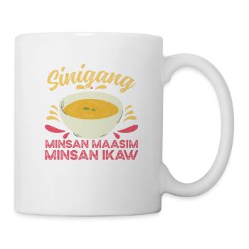 Sinigang Minsan Maasim Filipino Food Pinoy-suppe - Tasse - Weiß - Rechts