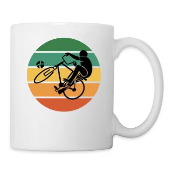 Radball retro - Tasse - Weiß - Rechts