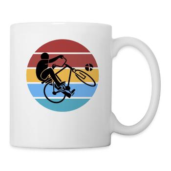 Radball - Tasse - Weiß - Rechts