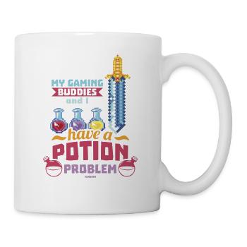 Game Nerd Spielkonsole Gaming zocken Gamepad - Tasse - Weiß - Rechts