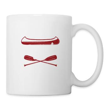 Fun Canoeing Vintage Kayak Lovers - Mug - white - Right