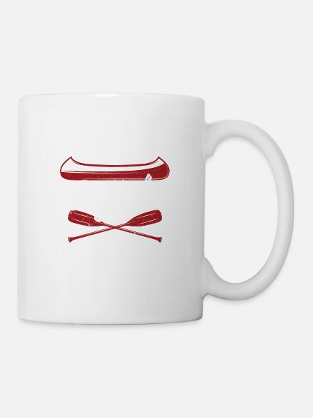 Lustige Kanusport Vintage Kajak Liebhaber - Tasse - Weiß