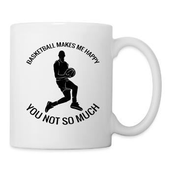 Club de basket-ball Amateurs de basket-ball Joueurs de basket-ball - Mug blanc - blanc - Droite