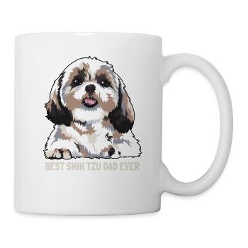 Best Shih Tzu Dad Ever - Mug - white - Right