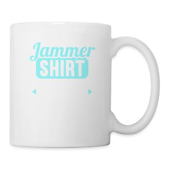 Jammer Shirt wie normales Shirt nur mit mir drin - Tasse - Weiß - Rechts