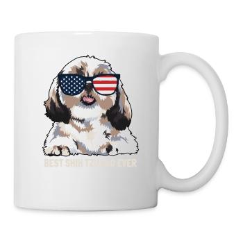 Best Shih Tzu Dad Ever - Tasse - Weiß - Rechts