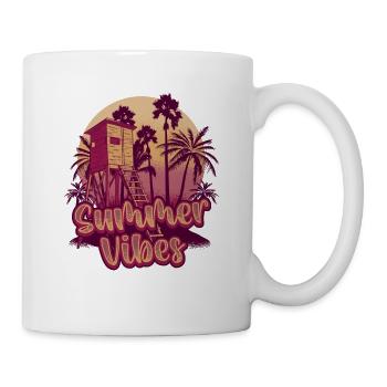 Summer Vibes Beach Club Summer Vacation - Mug - white - Right