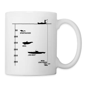 Mein Lengköder - schwarz - Tasse - Weiß - Rechts