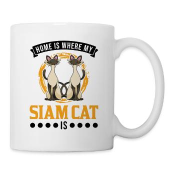 Siamese Cat Home Siam Cat Siamese Cat - Mug - white - Right