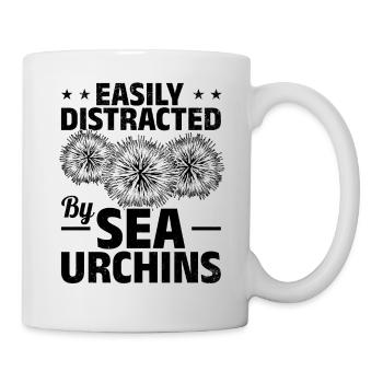 Sea urchin lovers Sea animal easily from sea urchins - Mug - white - Right