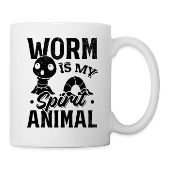 Nice Worm I Worm est mon ver animal spirituel - Mug blanc - blanc - Droite