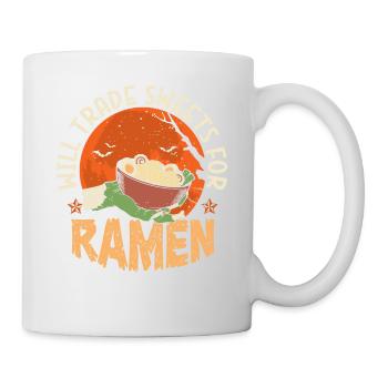 Échangez des bonbons contre des ramen | Amateurs de ramen - Mug blanc - blanc - Droite