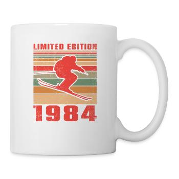 Cross-country skiing Skier's birthday 1984 - Mug - white - Right