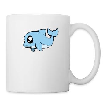 Kawaii Schweinswal - Tasse - Weiß - Rechts