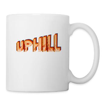 eMTB Fahrer lieben auch das Uphill fahren - Tasse - Weiß - Rechts