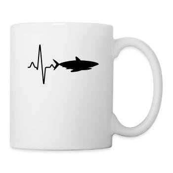 Shark Heartbeat - Mug - white - Right