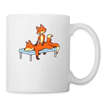 Massages Fuchs - Physiothérapie - Mug blanc - blanc - Droite