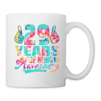 29th birthday or anniversary 29 years of being - Mug - white - Right