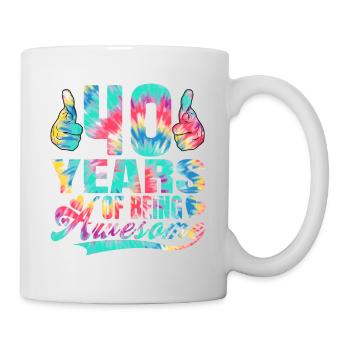 40e anniversaire ou anniversaire 40 ans d’existence - Mug blanc - blanc - Droite