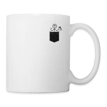 Funny Dart Stick Figure Darts Player Darts Game - Mug - white - Right
