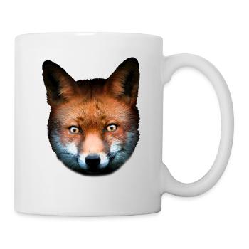 Fuchs Rotfuchs Tierisch Tiermotiv Kinder - Tasse - Weiß - Rechts
