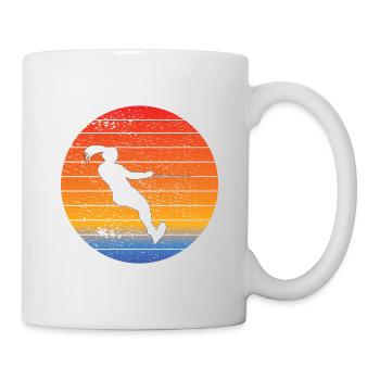 Wasserski Sportler Geschenk Wasserskifahrer Surfer - Tasse - Weiß - Rechts
