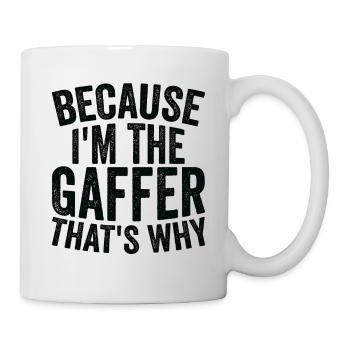 Parce que je suis le gaffeur - Mug blanc - blanc - Droite