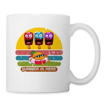 Summer is here - Mug - white - Right