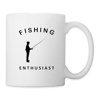 Fishing Enthusiast Angler Angeln Hobby Sport - Mug - white - Right