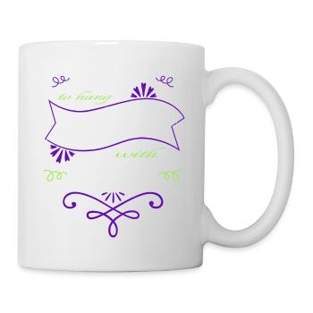 dogs funny sayings gift idea beagle dogs happy - Tasse - Weiß - Rechts