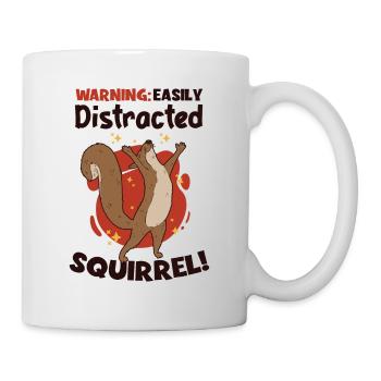 Easily Distracted Squirrel Japanese Fox Squirrel - Mug - white - Right