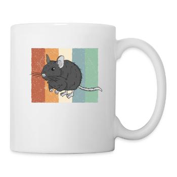 Vintage Degu Rodent Ordinary Degu - Mug - white - Right