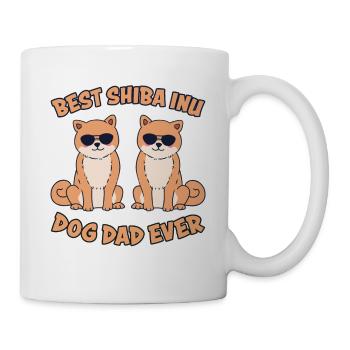 Shiba Inu Papa Chien Amusant Dire Shiba Inu Cadeau - Mug blanc - blanc - Droite