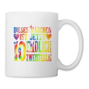 Dieses Mädchen Ist Jetzt 10 Geburtstag - Tasse - Weiß - Rechts