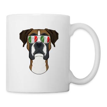 Boxer Italy Sunglasses I Italian Flag - Tasse - Weiß - Rechts