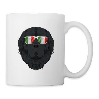 Newfoundland Italy Sunglasses I Italian Flag - Tasse - Weiß - Rechts