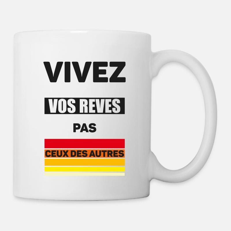 Lebe deine Träume - Tasse - Weiß