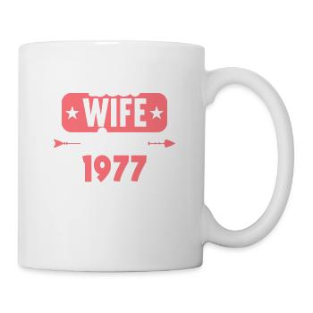 Best Wife Best Husband since 1977 - Mug - white - Right