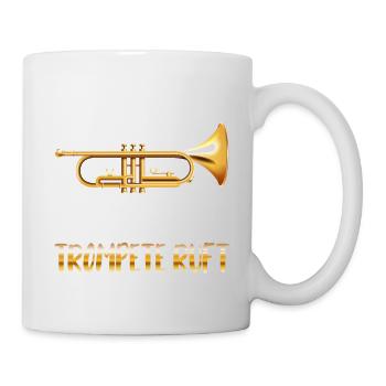Keine Zeit, meine Trompete ruft! Für Trompeter! - Tasse - Weiß - Rechts