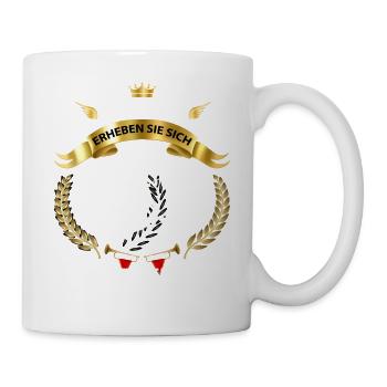 Erheben Sie sich - Majestät OPA betritt den Raum - Tasse - Weiß - Rechts