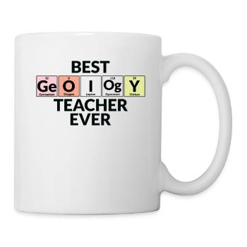 Meilleur professeur de géologie de tous les temps - Mug blanc - blanc - Droite