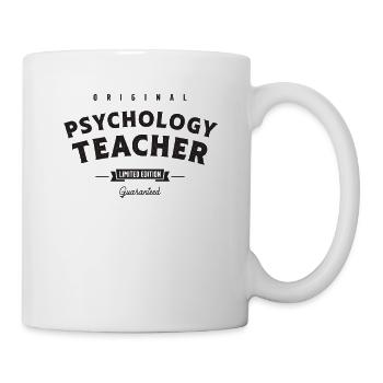 Psychologie Lehrer Lustige Berufsbezeichnung Beruf - Tasse - Weiß - Rechts